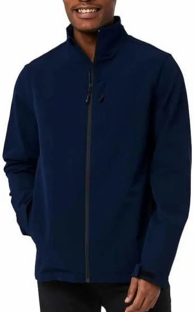32 Degrees Men's Full Zip Jacket  Regular Fit, Outdoor Casual, Adjustable Cuffs, Stand Collar