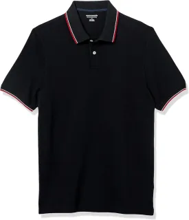 Amazon Essentials Men's Polo Shirts Short Sleeve, Slim-Fit Cotton Pique