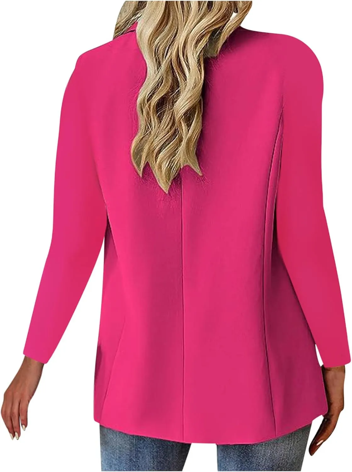 Blazers for Women Business Casual Jackets Long Sleeve Open Front Cardigan Work Suit 2024 Trendy Blazer with Pockets