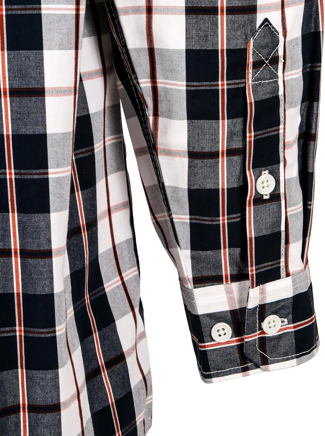 BOCOMAL FR Shirts Plaid 4.5oz Lightweight for Summer Flame Resistant Men's Fire Retardant Shirt-CAT1