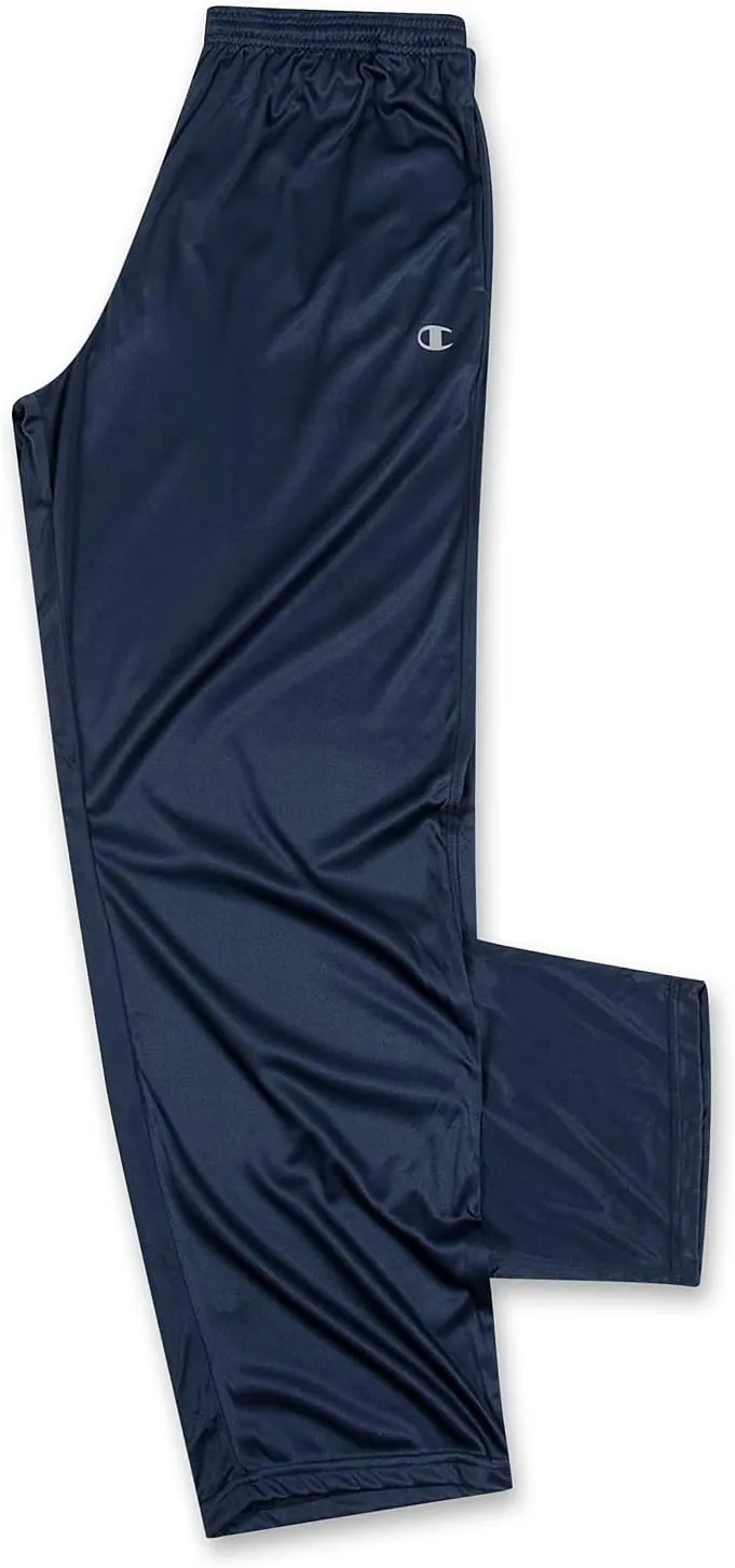 Champion Big and Tall Open Bottom Track Pants  Lightweight Powertrain Track Pants for Men