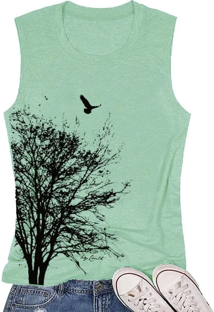 Funny Graphic Women Skinny Pine Tree Shirt Summer Hiking Camping Athletic Tees Nature Casual Comfy Clothes