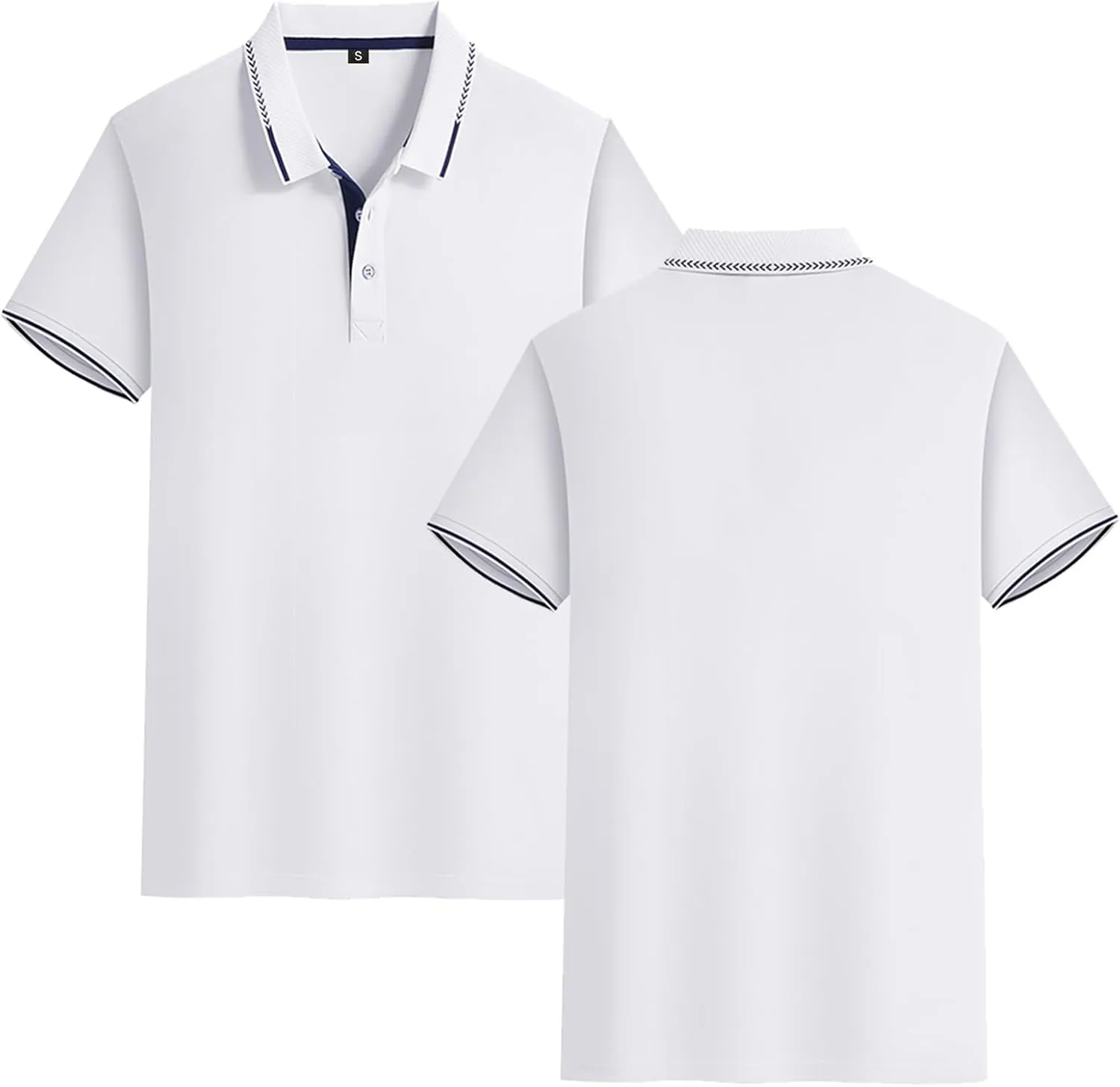 Golf Polo Shirts for Men Short Sleeve Quick Dry Performance Moisture Wicking