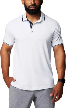 Golf Polo Shirts for Men Short Sleeve Quick Dry Performance Moisture Wicking