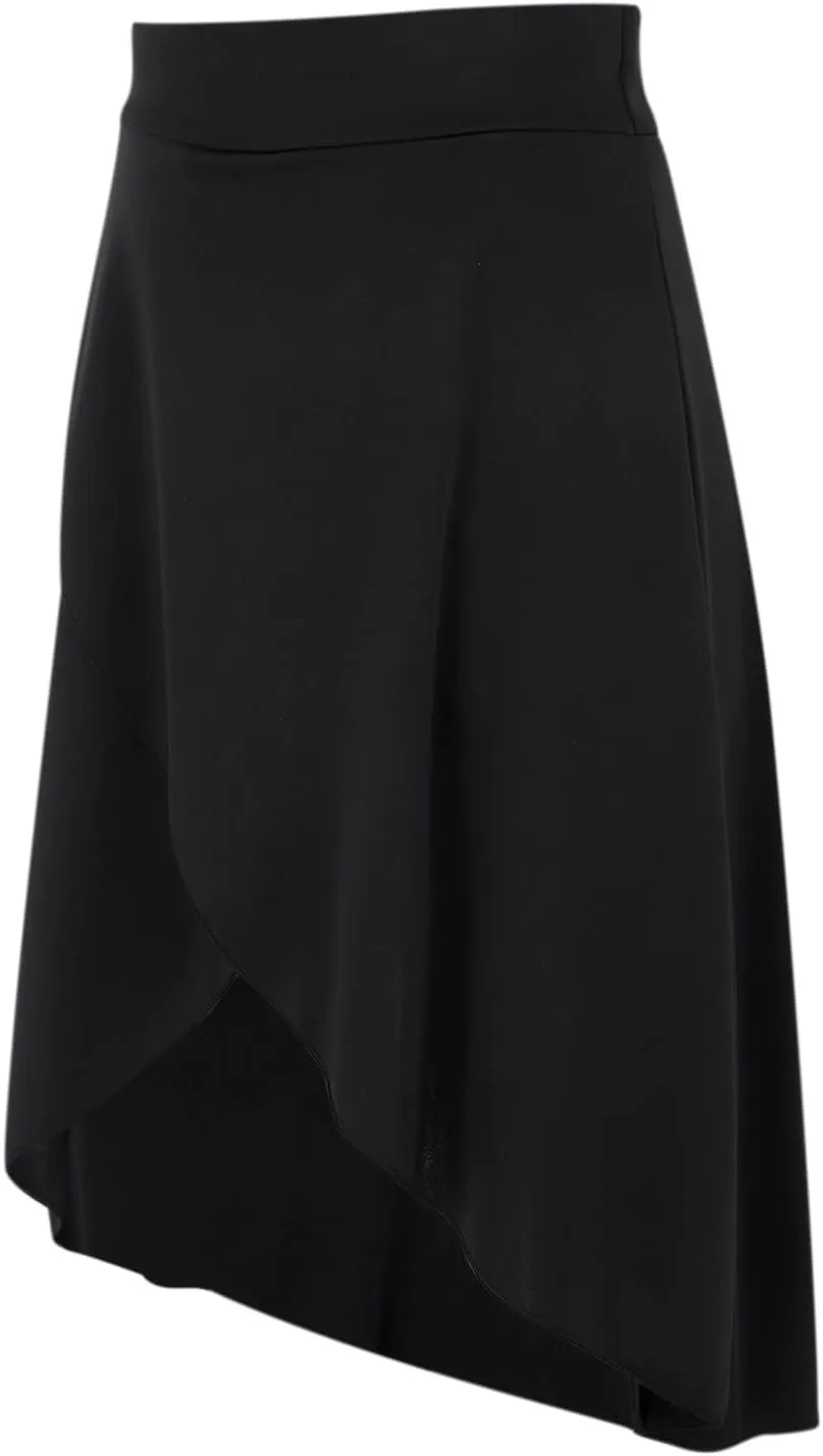 High Waist Maxi Skirt with Slit Ruffle Wrap Skirt Trendy Flowy Skirts for Women Long Skirts with Shorts Underneath