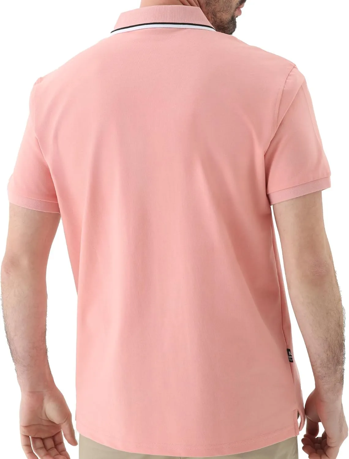 Men's Classic Button-Down Polo Shirt - Premium Cotton Pique Knit Business Casual Slim Fit