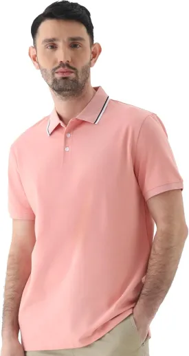 Men's Classic Button-Down Polo Shirt - Premium Cotton Pique Knit Business Casual Slim Fit