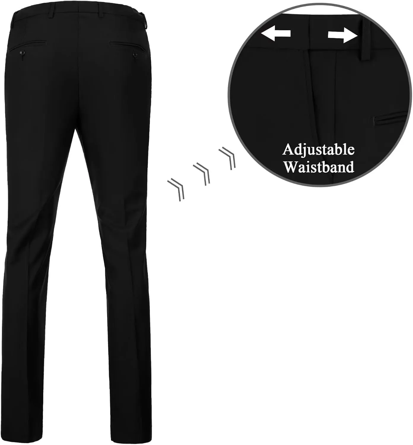 Mens Double Breasted Suit Slim Fit Solid Suit Jacket and Dress Pants 2 Piece Set Prom Wedding Suits for Men