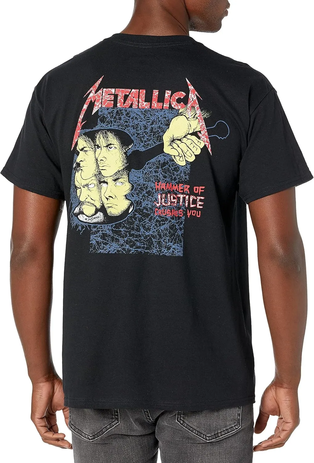 Metallica Men's Standard Justice for All T-Shirt
