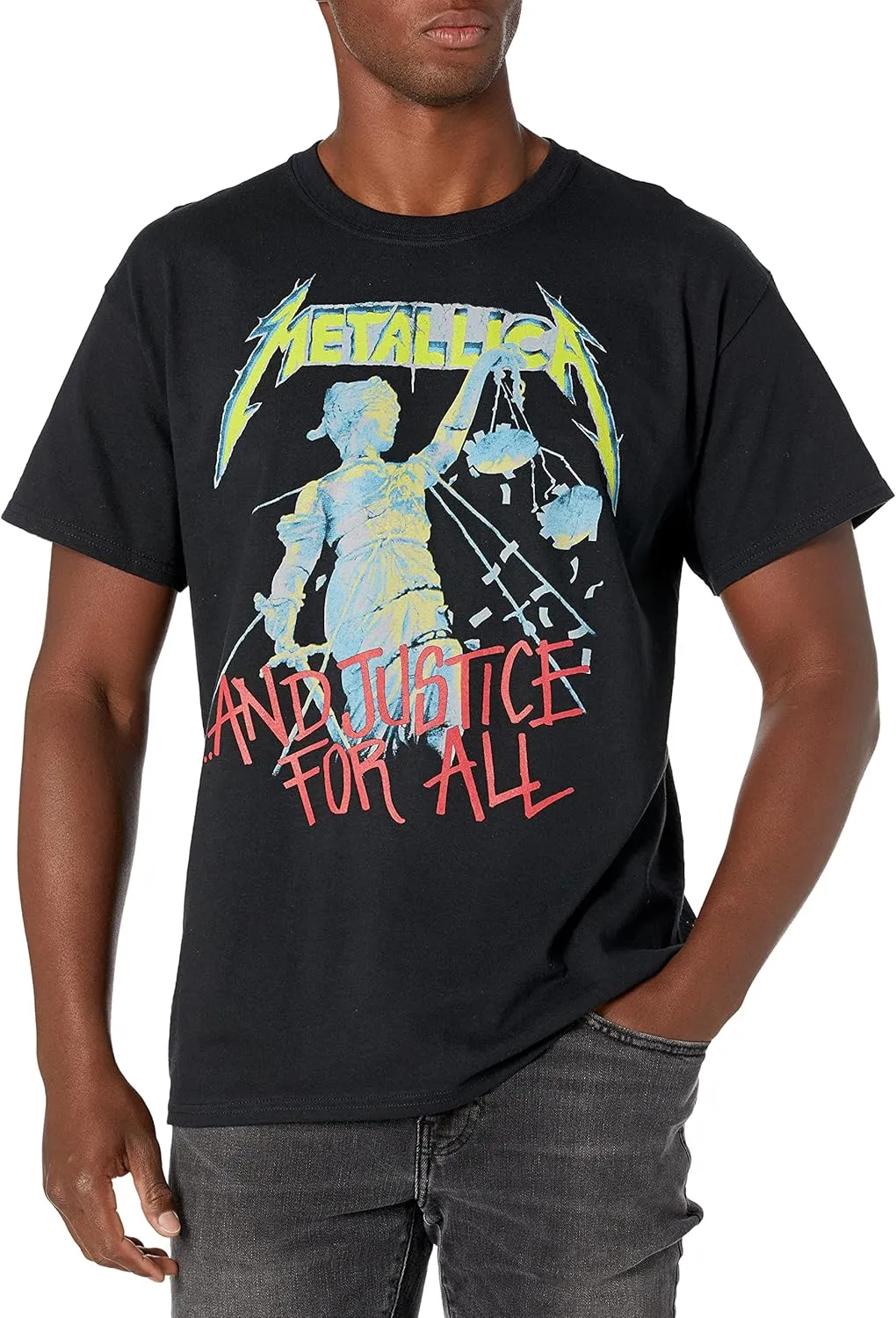 Metallica Men's Standard Justice for All T-Shirt