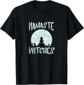 Namaste Witches Yoga T-Shirt - Halloween Theme