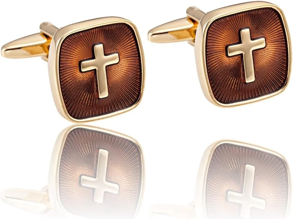 Stunning Mens Nautical Knot Stainless Steel Cufflinks