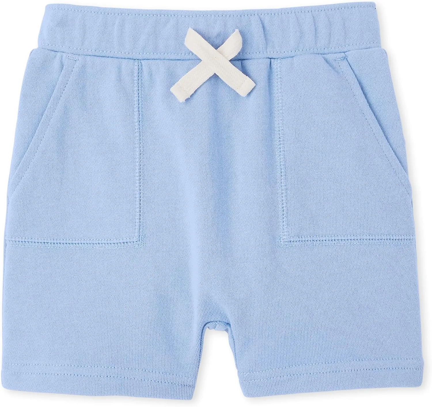 The Children's Place Baby Girls' and Toddler Tie Front Denim Pull On Shorts