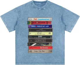 Vintage 90s R&B Cassette Tape T-Shirt Music Graphic Unisex Tee