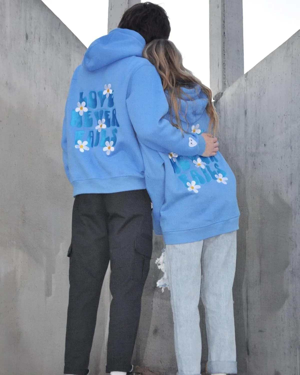 Women Teen Girls Cute Embroidered Flower Ocean Graphic Hoodies Coastal Preppy Long Sleeve Pocket Hoodie Sweatshirts