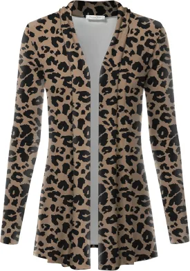 Women's Casual Lightweight Open Front Cardigans with Pockets and Formal Thin Kimono Duster Sweater Cardigan